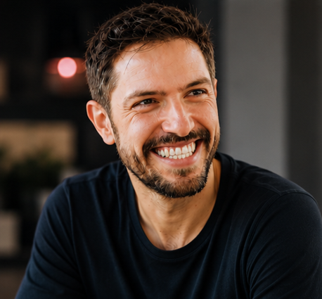 Retrato de Jorge Oliver, autor de Café com Josué